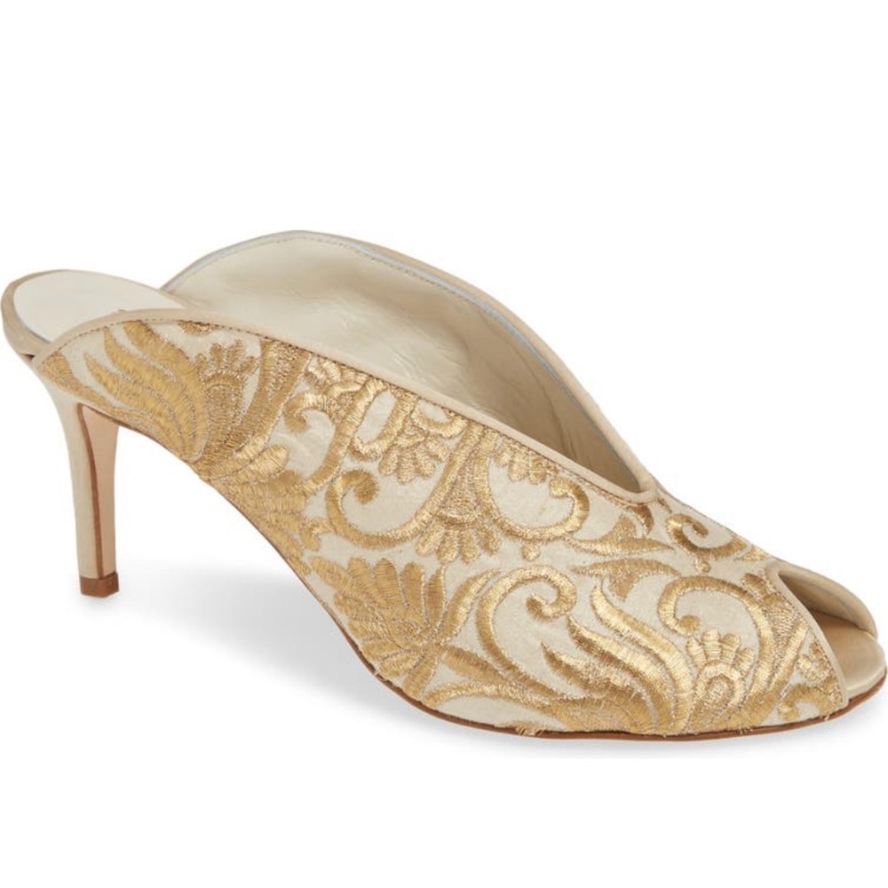 Something Bleu “Georgia” peep toe mule, size 7